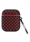 Newface Airpods 3 (3.nesil) Spor Delikli Kılıf - Siyah-Kırmızı