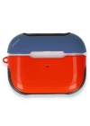 Newface Airpods Pro (1.nesil) 3in1 Kılıf - Kırmızı-Lacivert