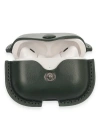 Newface Airpods Pro 2 (2.nesil) Çanta Deri Kılıf - Haki Yeşil