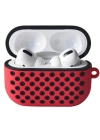 Newface Airpods Pro 2 (2.nesil) Spor Delikli Kılıf - Kırmızı-Siyah