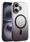Newface Apple iPhone 16 Plus Glossy Magsafe Kapak - Siyah