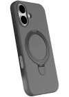 Newface Apple iPhone 16 Plus Regal Magsafe Standlı Kapak - Titan Gri