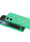 Newface Apple iPhone 16 Plus Regal Magsafe Standlı Kapak - Yeşil