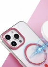 Newface Apple iPhone 16 Pro Max Glossy Magsafe Kapak - Pembe