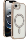 Newface Apple iPhone 16E Joke Simli Magneticsafe Kılıf - Gold