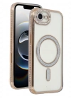 Newface Apple iPhone 16E Joke Simli Magneticsafe Kılıf - Gold