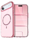 Newface Apple iPhone 17 Air Live Diamond Magsafe Kapak - Pembe