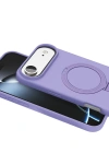 Newface Apple iPhone 17 Air Regal Magsafe Standlı Kapak - Lila