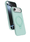 Newface Apple iPhone 17 Air Regal Magsafe Standlı Kapak - Su Yeşili