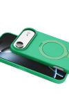 Newface Apple iPhone 17 Air Regal Magsafe Standlı Kapak - Yeşil