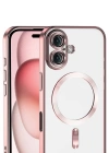 Newface Apple iPhone 17 Kross Magneticsafe Kapak - Rose