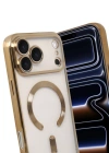 Newface Apple iPhone 17 Pro Kross Magneticsafe Kapak - Gold