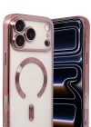 Newface Apple iPhone 17 Pro Kross Magneticsafe Kapak - Rose