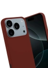 Newface Apple iPhone 17 Pro Max First Silikon - Bordo