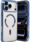 Newface Apple iPhone 17 Pro Max Kross Magneticsafe Kapak - Sierra Blue
