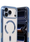 Newface Apple iPhone 17 Pro Max Kross Magneticsafe Kapak - Sierra Blue