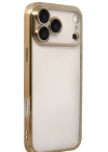 Newface Apple iPhone 17 Pro Max Razer Lensli Silikon - Gold