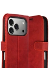 Newface Apple iPhone 17 Pro Max Trend S Plus Kapaklı Kılıf - Kırmızı
