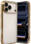 Newface Apple iPhone 17 Pro Razer Lensli Silikon - Gold