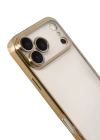 Newface Apple iPhone 17 Pro Razer Lensli Silikon - Gold