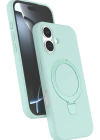 Newface Apple iPhone 17 Regal Magsafe Standlı Kapak - Su Yeşili