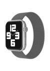 Newface Apple Watch 38mm Ayarlı Solo Silikon Kordon - Gri