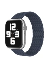 Newface Apple Watch 38mm Ayarlı Solo Silikon Kordon - Lacivert