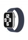 Newface Apple Watch 38mm Ayarlı Solo Silikon Kordon - Lacivert