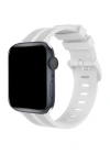 Newface Apple Watch 38mm KR408 Çizgili Silikon Kordon - Beyaz