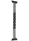 Newface Apple Watch 38mm Live Taşlı Kordon - Siyah