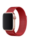 Newface Apple Watch 38mm Metal Mıknatıslı Kordon - Kırmızı