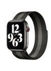 Newface Apple Watch 38mm Metal Mıknatıslı Kordon - Siyah-Beyaz