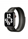 Newface Apple Watch 38mm Metal Mıknatıslı Kordon - Siyah-Beyaz