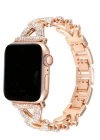 Newface Apple Watch 38mm Node Taşlı Kordon - Siyah