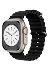 Newface Apple Watch 38mm Ocean Kordon - Siyah