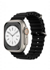 Newface Apple Watch 38mm Ocean Kordon - Siyah