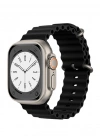 Newface Apple Watch 38mm Ocean Kordon - Siyah