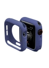 Newface Apple Watch 38mm Silikon Alt Kasa - Mavi