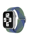 Newface Apple Watch 38mm Star Kordon - Yeşil-Lacivert