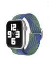 Newface Apple Watch 38mm Star Kordon - Yeşil-Lacivert