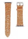 Newface Apple Watch 38mm Starry Taşlı Kordon - Pudra