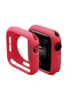 Newface Apple Watch 40mm Silikon Alt Kasa - Kırmızı