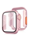Newface Apple Watch 41mm Watch 49mm Kasa Dönüştürücü ve Ekran Koruyucu - Rose Gold