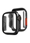 Newface Apple Watch 41mm Watch 49mm Kasa Dönüştürücü ve Ekran Koruyucu - Siyah