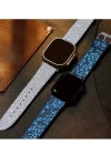 Newface Apple Watch 42mm Creeper Desenli Kordon - Rose Gold