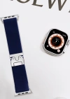 Newface Apple Watch 42mm Forest Kumaş Kordon - Lacivert
