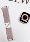 Newface Apple Watch 42mm Forest Kumaş Kordon - Lila