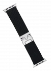 Newface Apple Watch 42mm Forest Kumaş Kordon - Siyah