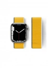 Newface Apple Watch 42mm Hasırlı Cırtcırtlı Kordon - Sarı