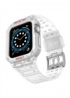 Newface Apple Watch 42mm KR401 Silikon Kordon - Şeffaf